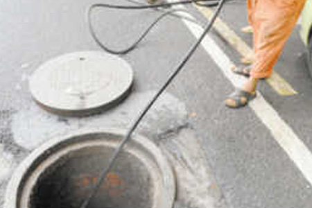 铁东站前卫生间暗地漏水|pvc下水管维修,高压清洗管道价格